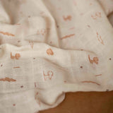 Lot de 3 langes 70x70cm - Tam - Tam - Petit coeur salé