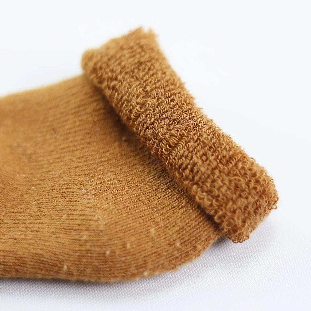 Lot de 3 paires de chaussettes bĂ©bĂ© â 0/6 Mois | Terracotta, Ecru, Camel