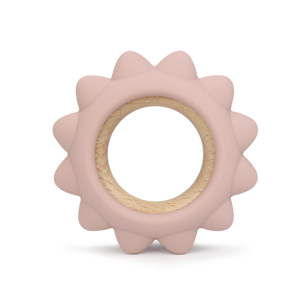 Anneau de dentition soleil pale pink