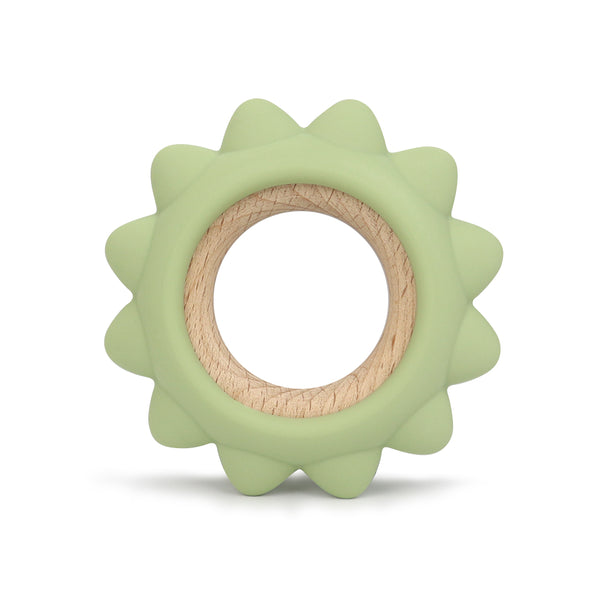 Anneau de dentition soleil olive