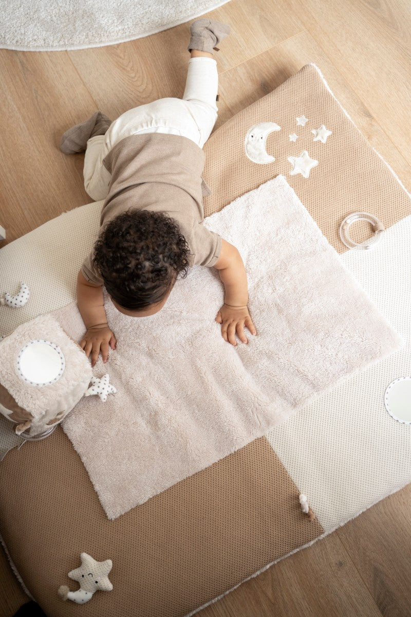 tapis de parc Heaven clay warm linen Babyâs Only