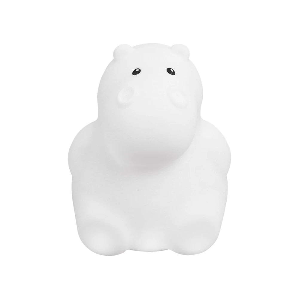Veilleuse bébé en silicone connectée - Hippo TROIS KILOS SEPT