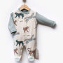 Pyjama Bébé 100% Coton – Motif Tigres (2, 3 et 6 mois)