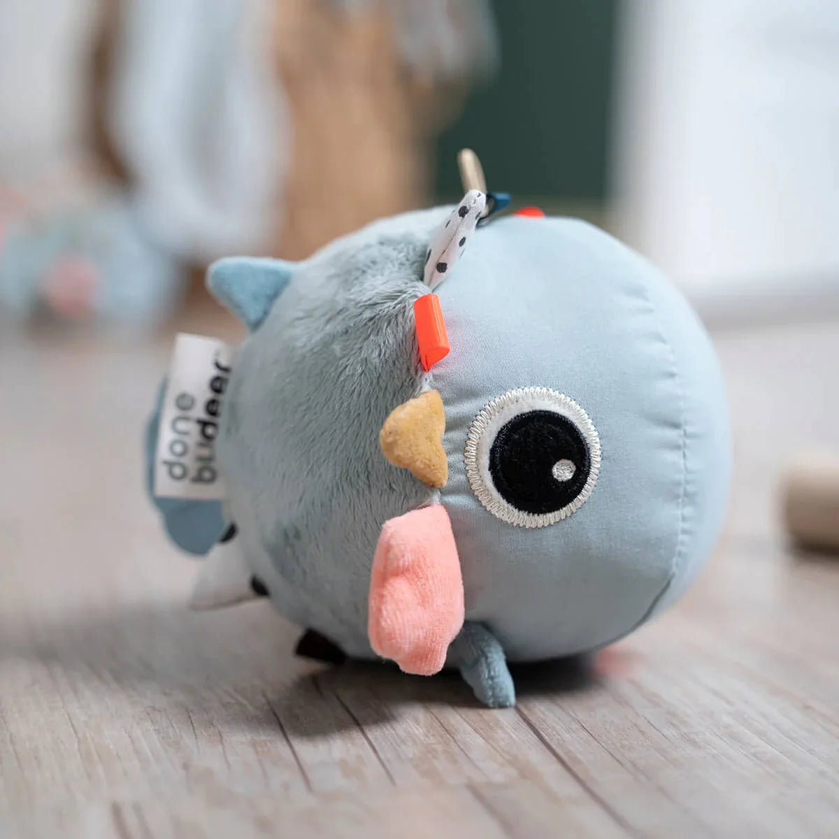 Balle Puffee bleue : Éveil Magique