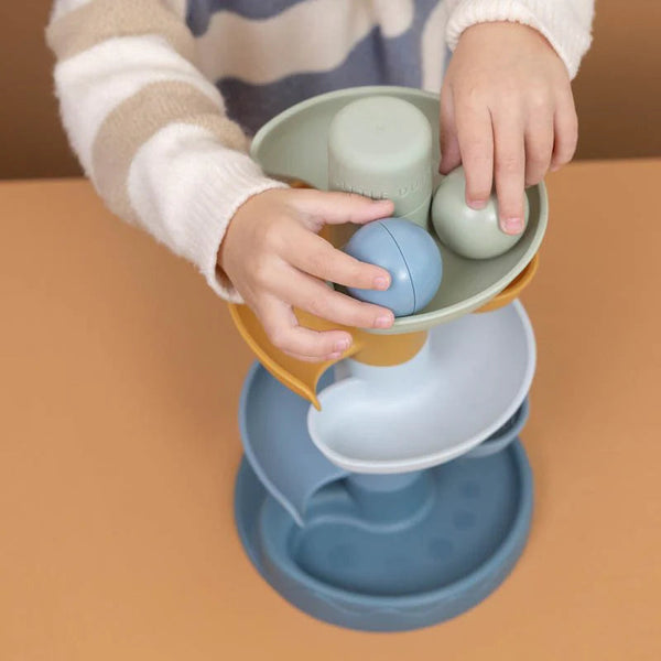 Tour en Spirale Bébé Bleu LITTLE DUTCH