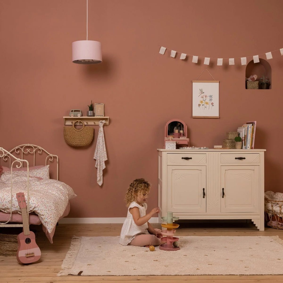 Tour en Spirale Bébé Rose LITTLE DUTCH