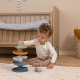 Tour en Spirale Bébé Bleu LITTLE DUTCH