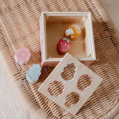 Boîte à formes en bois- Fairy garden