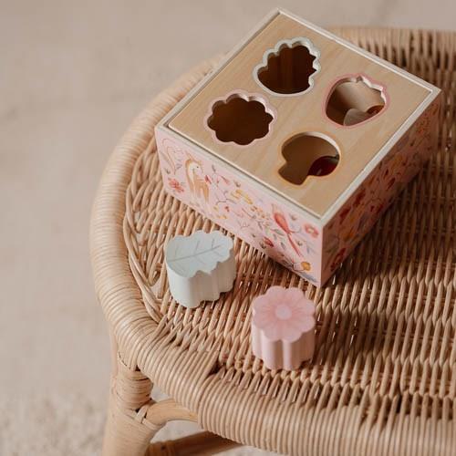 Boîte à formes en bois- Fairy garden