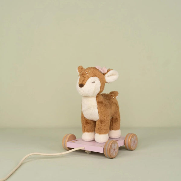 Peluche à tirer faon FSC - Fairy Garden LITTLE DUTCH