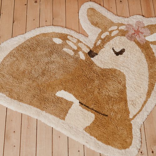Tapis - Faon - 103 x 110 cm LITTLE DUTCH
