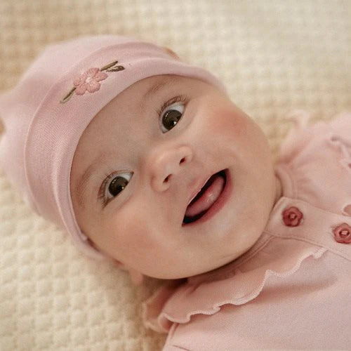 Bonnet bébé - Blossom 0-3 mois ou 3-6 mois LITTLE DUTCH