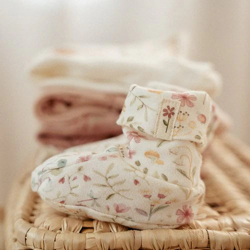 Chaussons - Fairy Garden - taille 0-3 mois ou 3-9 mois LITTLE DUTCH