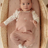 Salopette tricotée - Fairy Pink ( 2 à 9 mois) LITTLE DUTCH
