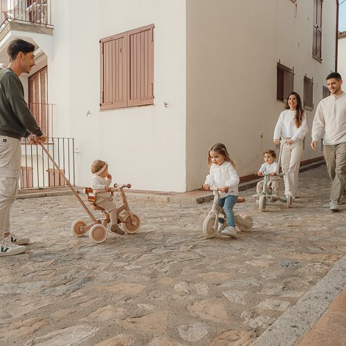 Tricycle évolutif 4 en 1 – Blanc LITTLE DUTCH