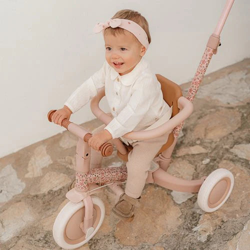 Tricycle évolutif 4 en 1 – Rose LITTLE DUTCH