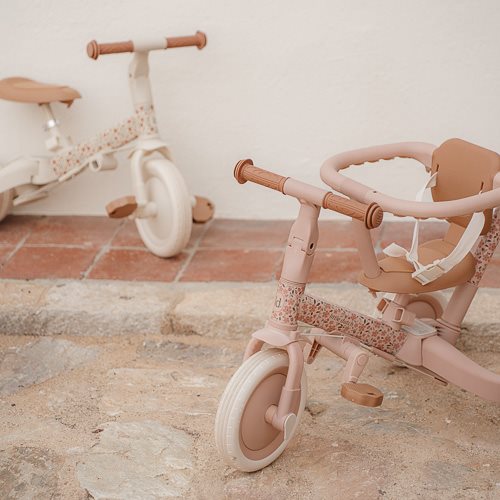 Tricycle évolutif 4 en 1 – Rose LITTLE DUTCH