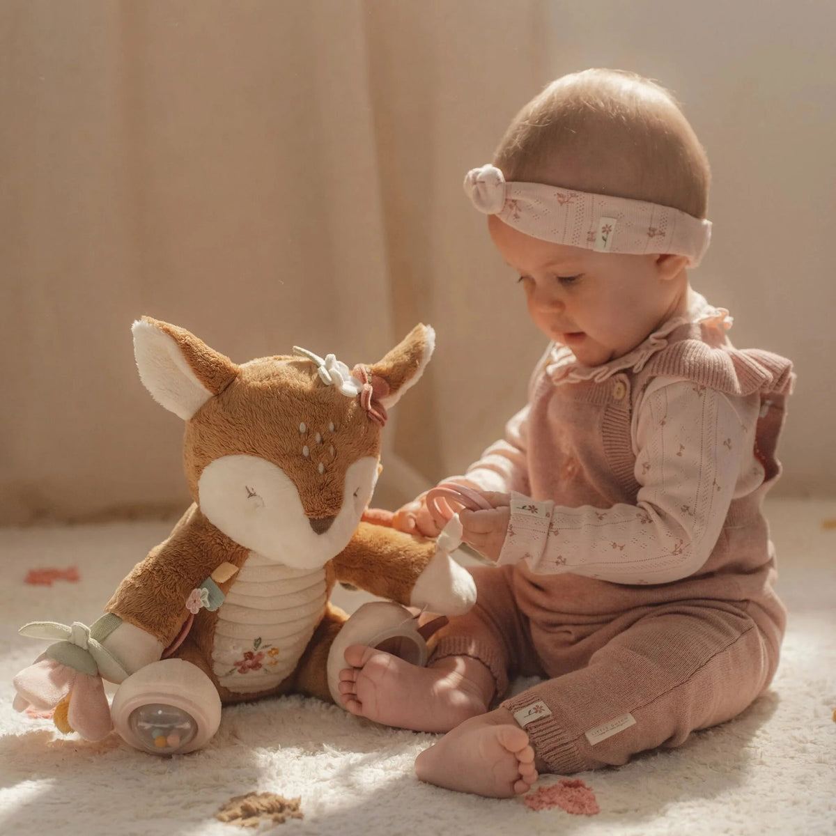 Peluche d'activités faon - Fairy Garden LITTLE DUTCH