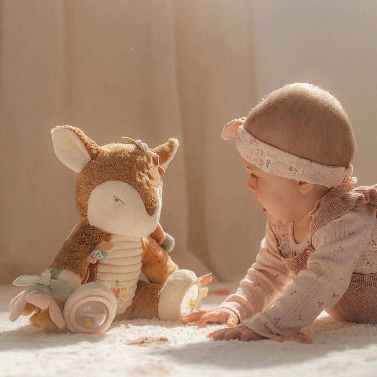 Peluche d'activités faon - Fairy Garden LITTLE DUTCH