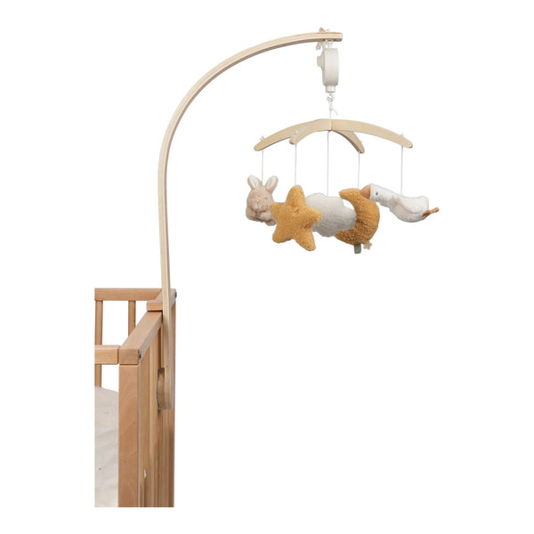 Mobile musical en bois - Beige - Newborn Naturals LITTLE DUTCH