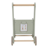 Chariot de courses en bois FSC 🛒 avec accessoires et sac inclus. Léger, robuste et parfait dès 12 mois pour imiter les grands et faire ses courses comme au marché !
