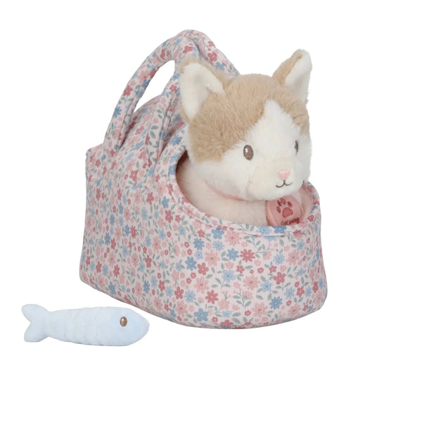 Peluche chat avec sac de transport – Marley LITTLE DUTCH