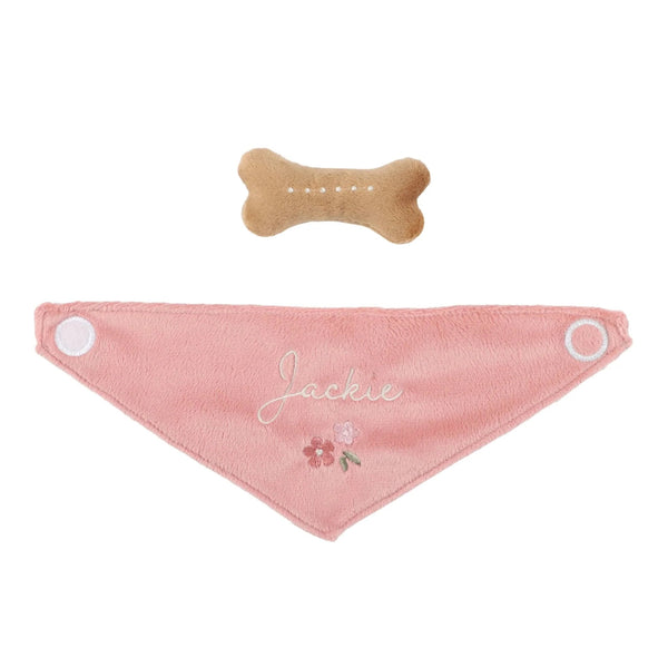 Peluche chien avec sac de transport – Jackie LITTLE DUTCH