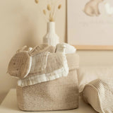 Attache-tétine en gaze de coton – Lapin LITTLE DUTCH