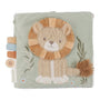 Livre tissu d’activités Safari Friends – livre sensoriel bébé LITTLE DUTCH