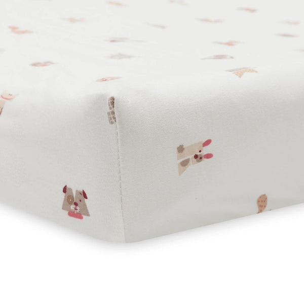 Housse matelas à Langer Jersey 50x70cm - Animal Friends JOLLEIN