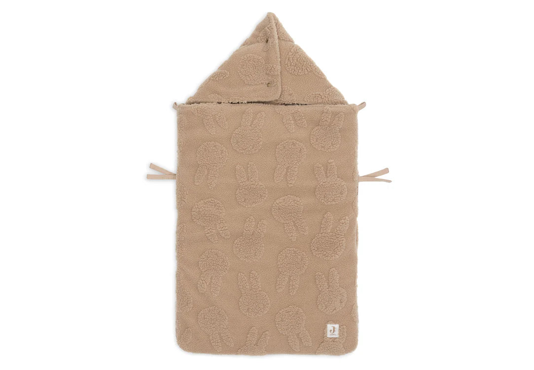 Nid d'Ange groupe 0+3/5 points Miffy Jacquard Teddy - Biscuit