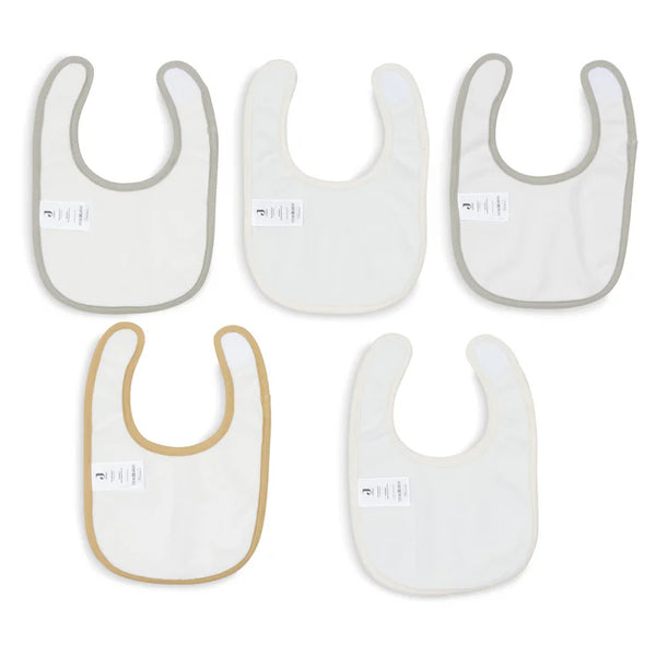 Bavoir Jersey imperméable - Tiny Park - 5 Unités