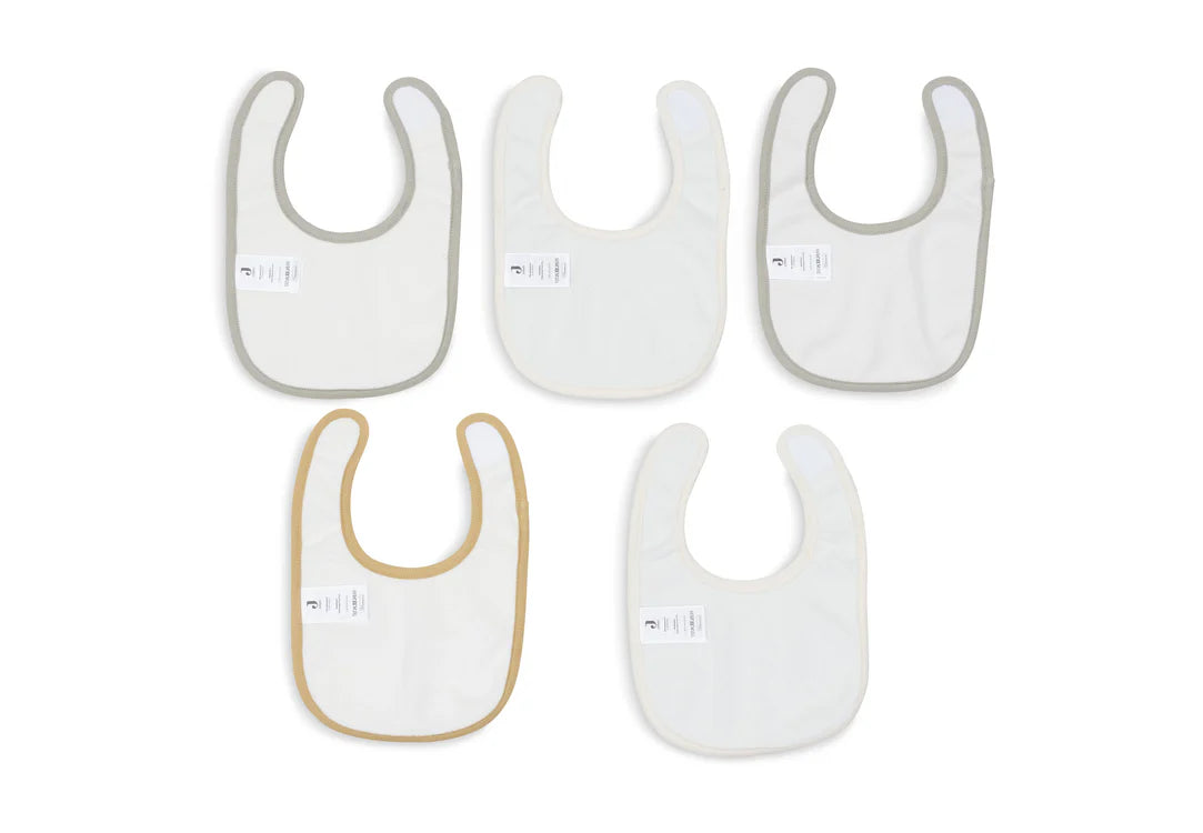 Bavoir Jersey imperméable - Tiny Park - 5 Unités