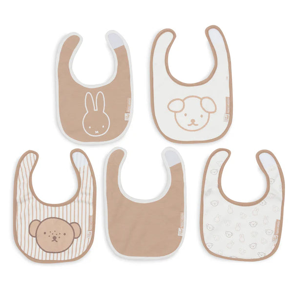 Bavoir Jersey imperméable Miffy Heads - 5 Unités