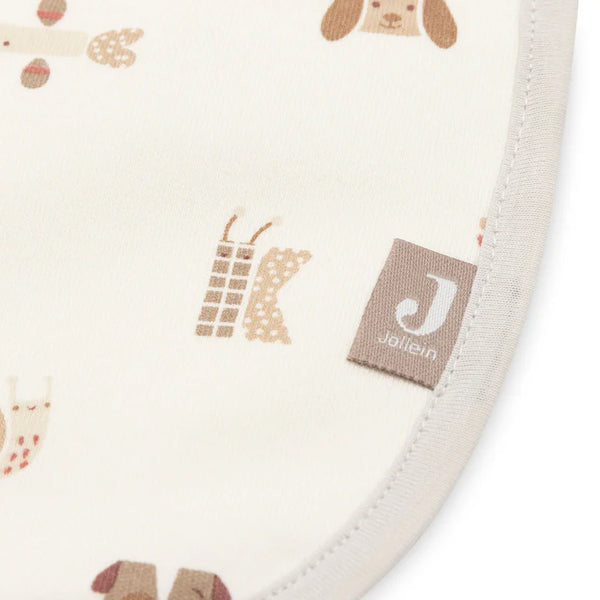 Bavoir Jersey imperméable - Animal Friends - 5 Unités