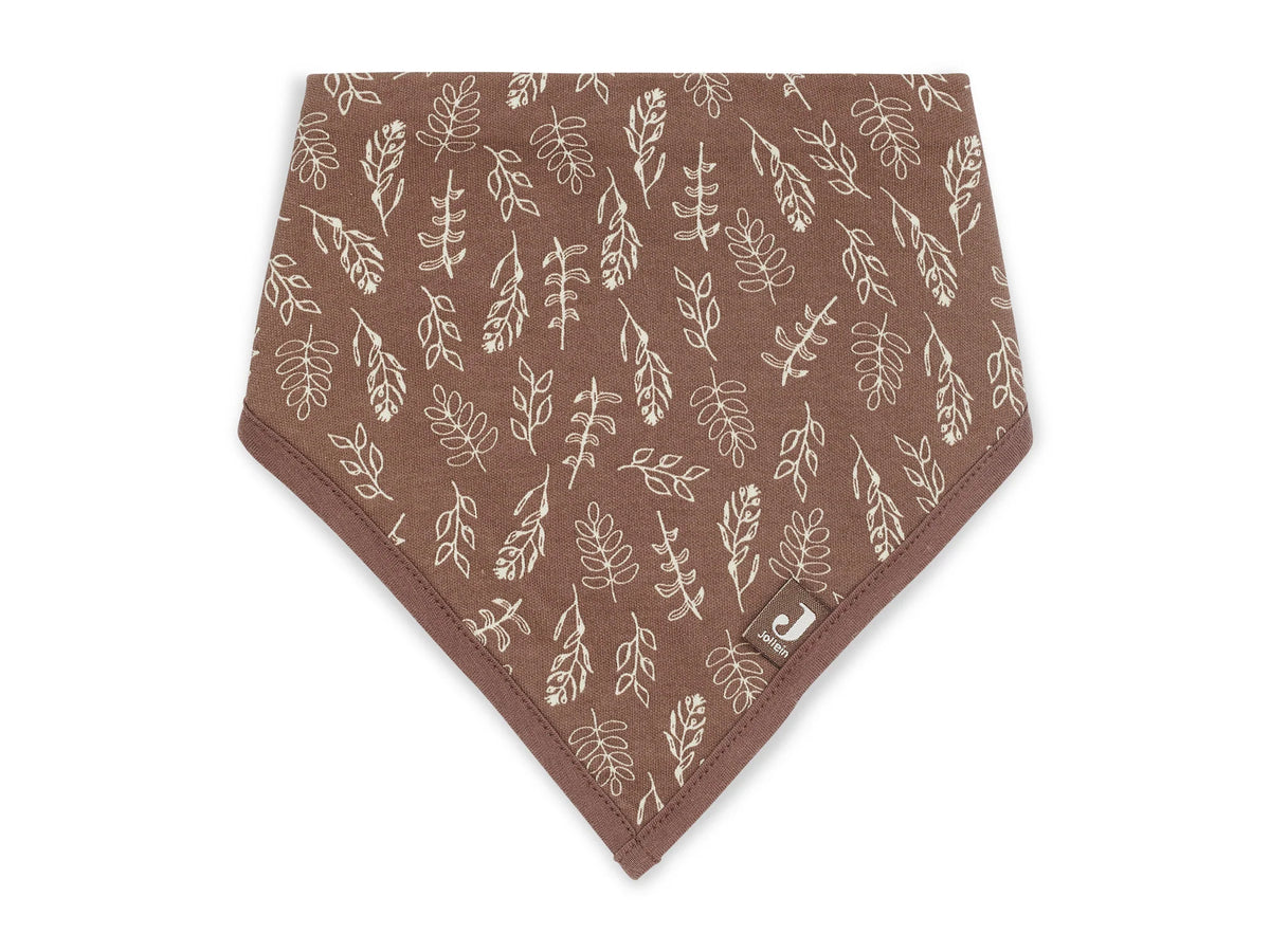 Bavoir Bandana Meadow - Chestnut - Petit coeur salé