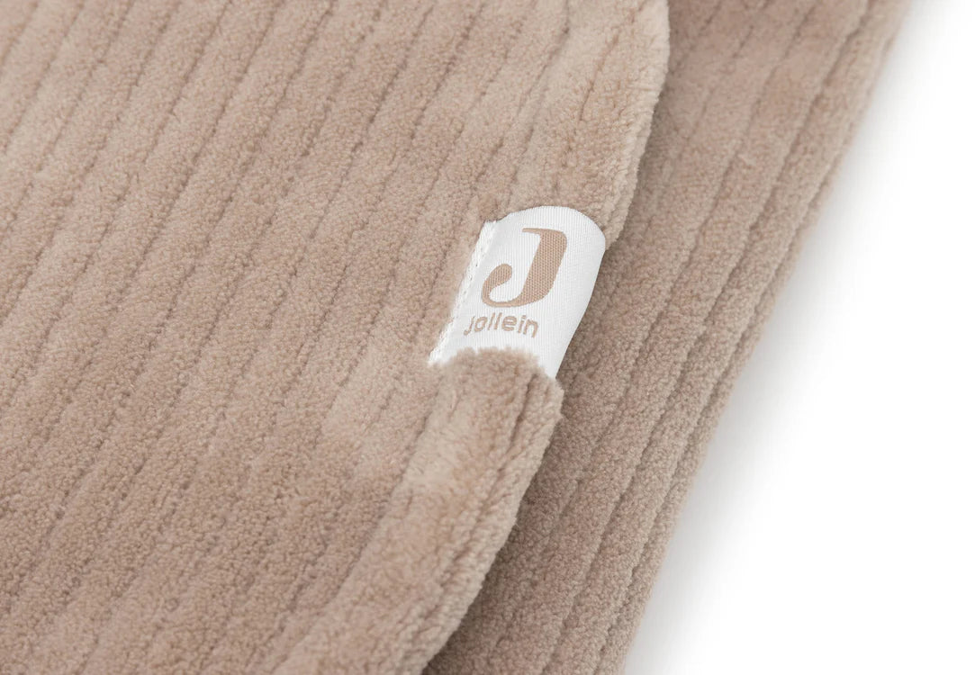 Couverture portefeuille Bunny Cloudy Rib - Milky Coffee 🐰☁️