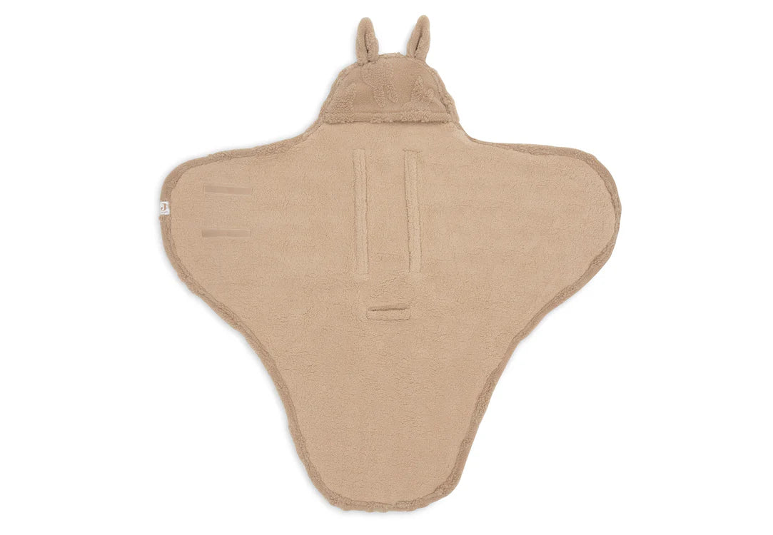 Couverture portefeuille Miffy Jacquard Teddy - Biscuit