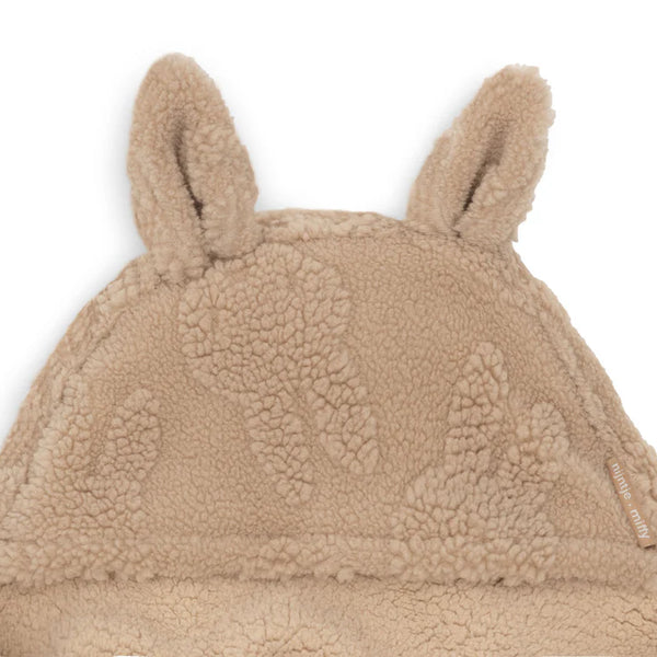 Couverture portefeuille Miffy Jacquard Teddy - Biscuit