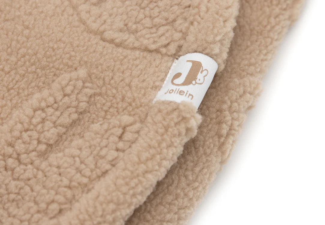 Couverture portefeuille Miffy Jacquard Teddy - Biscuit