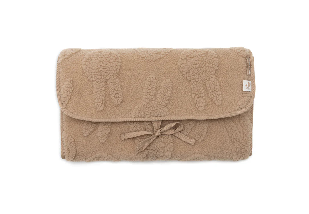 Tapis à Langer nomade avec poches Miffy Jacquard Teddy - Biscuit