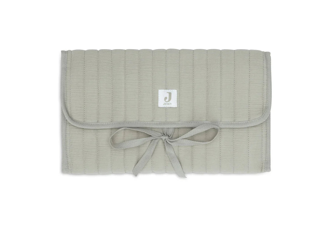 Tapis à Langer nomade Gaze de Coton - Olive Green