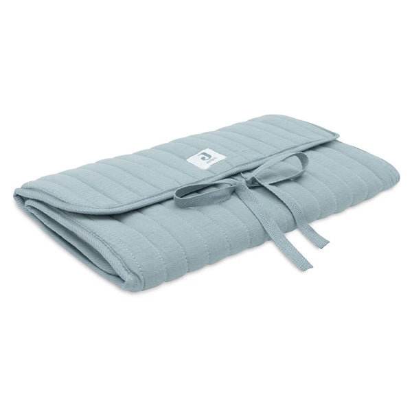 Tapis à Langer nomade Gaze de Coton - Sea Green