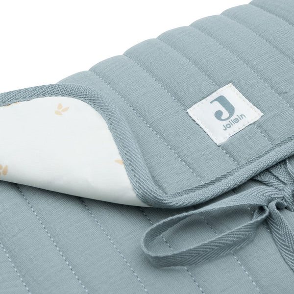 Tapis à Langer nomade Gaze de Coton - Sea Green