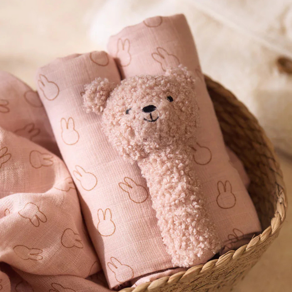 Hochet - Teddy Bear - Wild Rose JOLLEIN