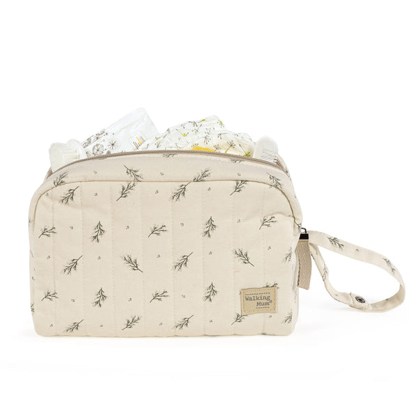 Trousse de toilette bébé Mimosa Vert walking mum