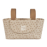 Organizer de poussette bébé Poppy Cannelle – Motifs cœurs walking mum