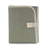 Matelas à langer Polka Dot Poppy Moss VERT – Pliable et Portable walking mum