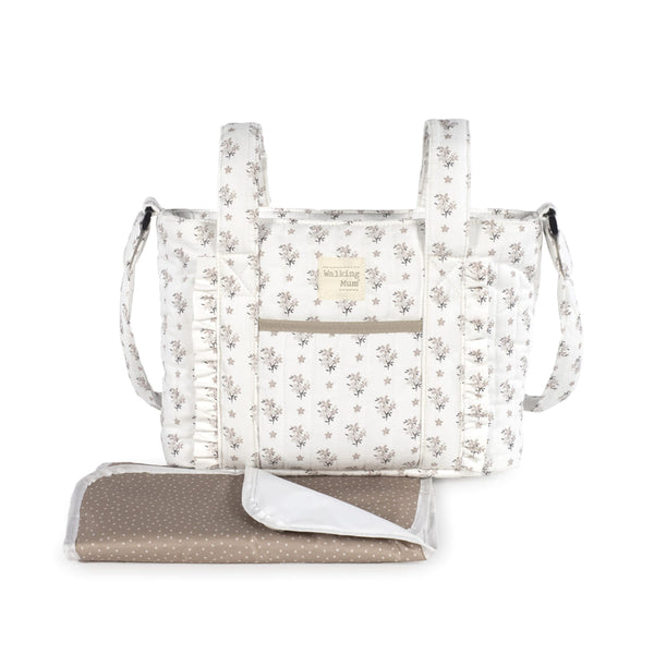 Sac crossbody bébé Botton Fleurs walking mum
