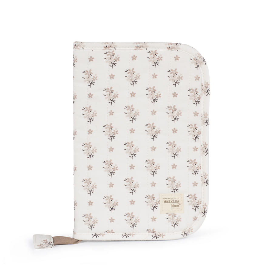 Protège carnet de santé Botton Fleurs